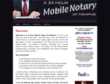 Tablet Screenshot of memphis.yourmobilenotary.net